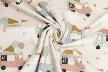 Jersey mit Eiswagen, Fräulein von Julie, beige, 0,5 m